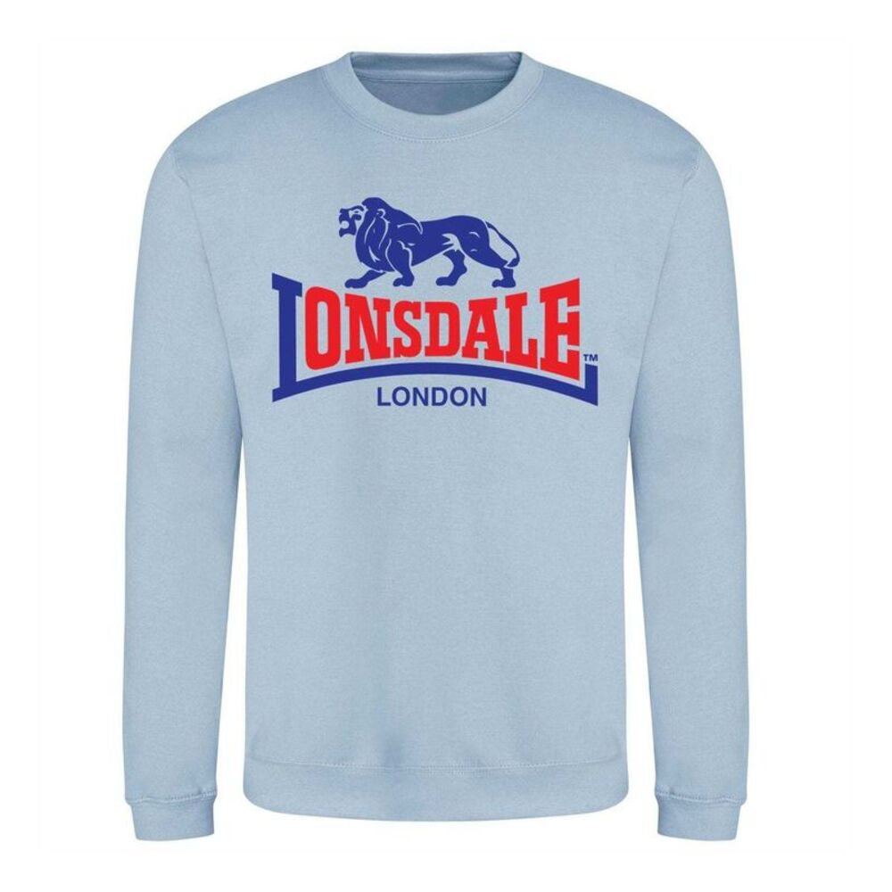 Lonsdale Unisex Adult Logo Tearaway Sweatshirt / Sky Blue